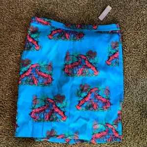 Blue Lobster Skirt